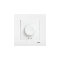 Viko 90967140 Karre/Meridian Beyaz Pro Dimmer RL 20-500W - Çerçevesiz - 1