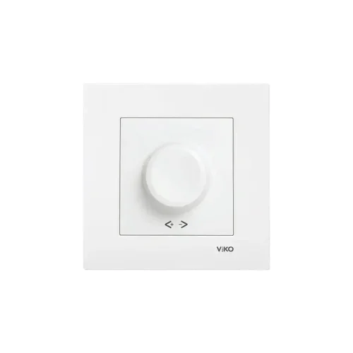 Viko 90967140 Karre/Meridian Beyaz Pro Dimmer RL 20-500W - Çerçevesiz - 1