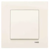 Viko 90967201 ​Karre/Meridian Krem Anahtar Mekanizma - Çerçevesiz - 1