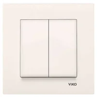 Viko 90967202 Karre/Meridian Krem Komütatör Mekanizma - Çerçevesiz - 1