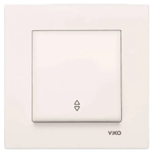 Viko 90967204 Karre/Meridian Krem Vavien Mekanizma - Çerçevesiz - 1