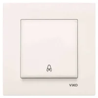 Viko 90967206 Karre/Meridian Krem Zil Anahtarı Mekanizma - Çerçevesiz - 1