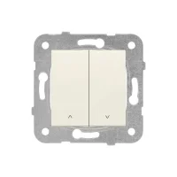 Viko 90967216 Karre/Meridian Krem Jaluzi Kumanda Anahtar Mekanizma - Çerçevesiz - 1