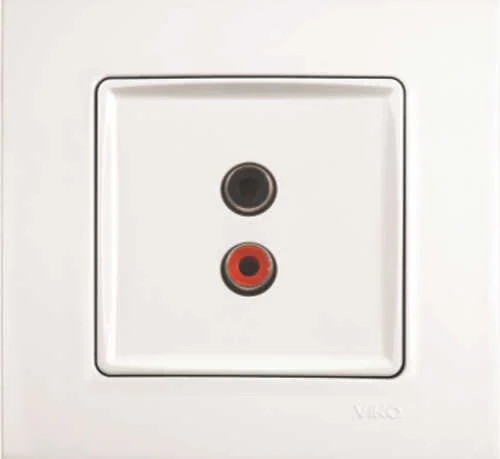 Viko 90967237 Karre/Meridian Krem Müzik Yayın Prizi Mekanizma - Çerçevesiz - 1