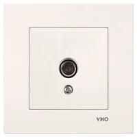 Viko 90967259 Viko Karre/Meridian Krem TV Geçişli 8dB Mekanizma - Çerçevesiz - 1