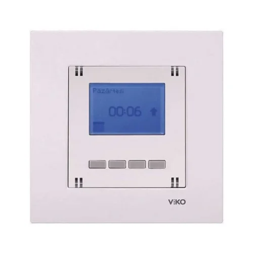 Viko 90967333 Karre Meridian Krem Dijital Jaluzi Kon Anh Mekanizma+Düğme Kapak - 1