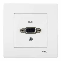 Viko 90967366 Karre/Meridian Krem Vga Konnektör Mekanizma - Çerçevesiz - 1