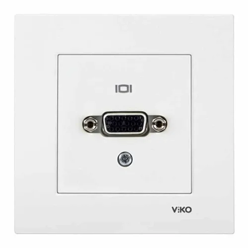 Viko 90967366 Karre/Meridian Krem Vga Konnektör Mekanizma - Çerçevesiz - 1
