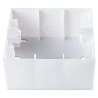 Viko 90969003 Karre Beyaz Derin Sıva Üstü Kasa - 1