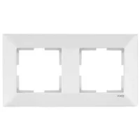 Viko 90979002 Meridian Beyaz 2'li Çerçeve - 1