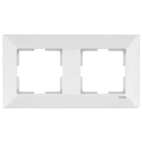 Viko 90979002 Meridian Beyaz 2'li Çerçeve - 1