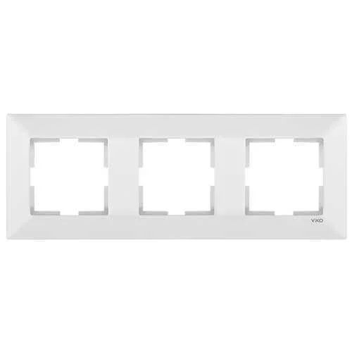 Viko 90979003 Meridian Beyaz 3'lü Çerçeve - 1
