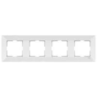 Viko 90979004 Meridian Beyaz 4'lü Çerçeve - 1