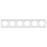Viko 90979006 Merıdıan Beyaz 6'lı Çerçeve - 1