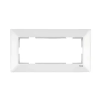 Viko 90979007 Meridian Beyaz İkili Sıva Altı Çerçeve - 1