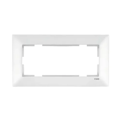 Viko 90979007 Meridian Beyaz İkili Sıva Altı Çerçeve - 1