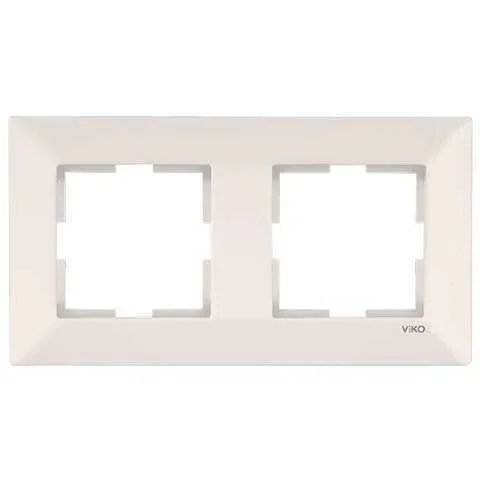 Viko 90979012 Meridian Krem 2'li Çerçeve - 1