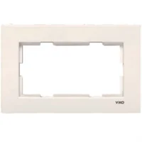 Viko 90979017 Meridian Krem İkili Sıva Altı Çerçeve - 1
