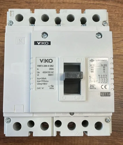 Viko VMF3-200-4-SN2 Kompakt Sbt 4X200A 35Ka - Sn2 Termik Röle - 1