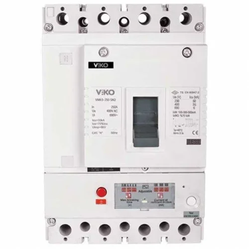 Viko VMR2-125-SN2 4x125A 25kA Sn2 kAçak Akımlı Sabit Kompakt Şalter - 1