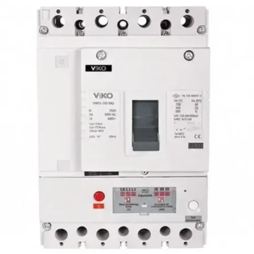 Viko VMR2-160-SN2 4x160A 35kA Sn2 kAçak Akımlı Sabit Kompakt Şalter - 1