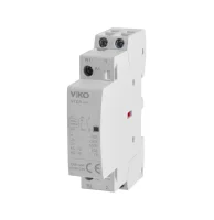 Viko VTCR-20/11 20A 2 Fazlı Yardımcı Kontaklı 1NO+1NC Modüler Kontaktör - 2