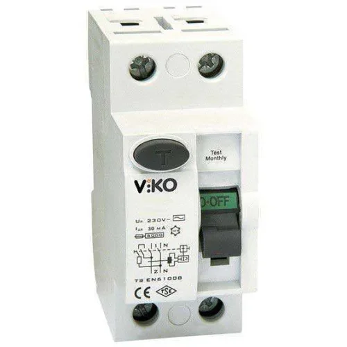 Viko VTR2-4030 2x40A 30mA AC Tip Kaçak Akım Rölesi - 1