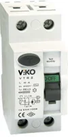 Viko VTR2-40300 2x40A 300mA AC Tip Kaçak Akım Rölesi - 1