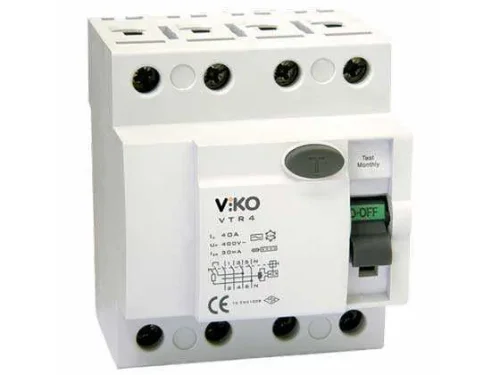 Viko VTR4-25300 4x25A 300mA AC Tip Kaçak Akım Rölesi - 1