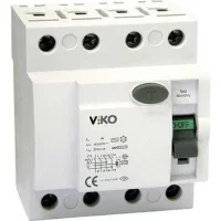 Viko VTR4-40300 4x40A 300mA AC Tip Kaçak Akım Rölesi - 1