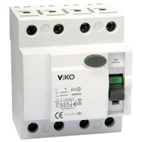 Viko VTR4-6330 4x63A 30mA AC Tip Kaçak Akım Rölesi - 1
