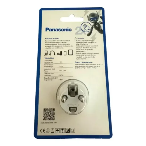 Viko WATC00033GR-TR USB 5V 2A Akım Korumalı Priz - 4