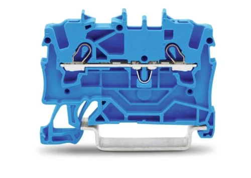 Wago 2001-1204 2,5 mm² Mavi 2 İletkenli Ray Klemens - 1