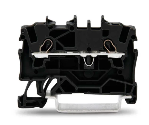 Wago 2001-1205 2,5 mm² Siyah 2 İletkenli Ray Klemens - 1