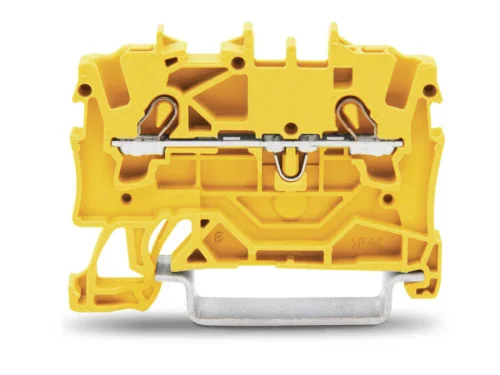 Wago 2001-1206 2,5 mm² Sarı 2 İletkenli Ray Klemens - 1