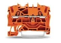 Wago 2002-1202 4 mm² Turuncu 2 İletkenli Ray Klemens 