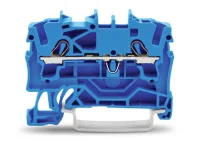 Wago 2002-1204 4 mm² Mavi 2 İletkenli Ray Klemens 