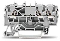 Wago 2002-1301 3 iletkenli geçiş klemensi; 2,5 mm²; Ex e II uygulamaları için uygun; yana ve ortaya etiketleme - 1