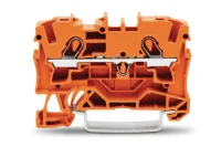 Wago 2004-1202 6 mm² Turuncu 2 İletkenli Ray Klemens 