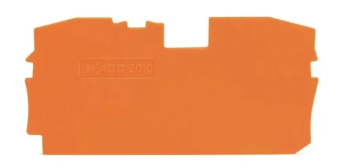 Wago 2010-1292 1 mm Kalınlık Turuncu Sonlandırma Ara Plakası 2010 Serisi Klemensler İçin Kullanılır - 1