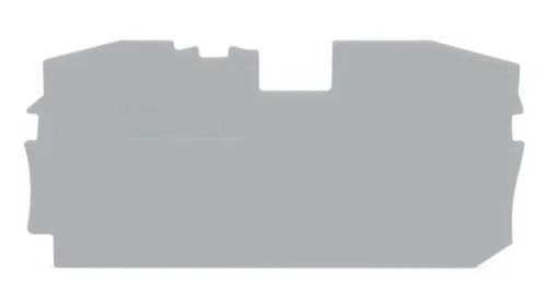 Wago 2016-1291 1 mm Kalınlık Gri Sonlandırma Ara Plakası 2016 Serisi Klemensler İçin Kullanılır - 1