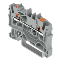Wago 2202-1201 2,5 mm² Gri Butonlu 2 İletkenli Ray Klemens - 2