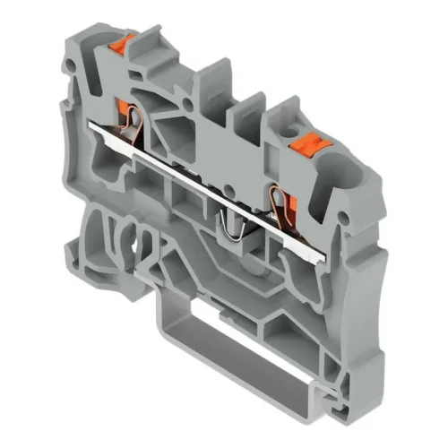 Wago 2202-1201 2,5 mm² Gri Butonlu 2 İletkenli Ray Klemens - 2