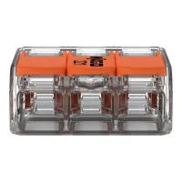 Wago 221-413 3 İletkenli Şeffaf Buat Klemens 2X4 mm² - 3