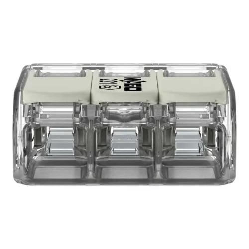 Wago 221-483 3 İletkenli Şeffaf Buat Klemens 2X4 mm² Ex Uygulamaları İçin Uygun - 3