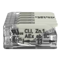 Wago 221-485 5 İletkenli Şeffaf Buat Klemens 2X4 mm² Ex Uygulamaları İçin Uygun - 2