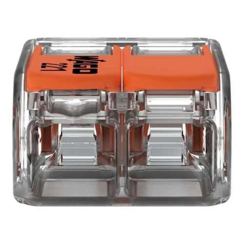 Wago 221-612 2 İletkenli Şeffaf Buat Klemens 2X6 mm² - 3