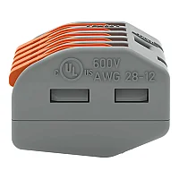 Wago 222-415 Kollu Birleştirme Konektörü 4 mm² 5 İletkenli Gri - 5