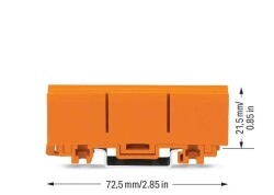 Wago 2273-500 2273-2,5 mm² Serisi İçin Turuncu Dın-35 Montaj Taşıyıcısı - 2