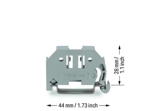 Wago 249-116 6 mm Gri Vidasız Durdurucu - 2